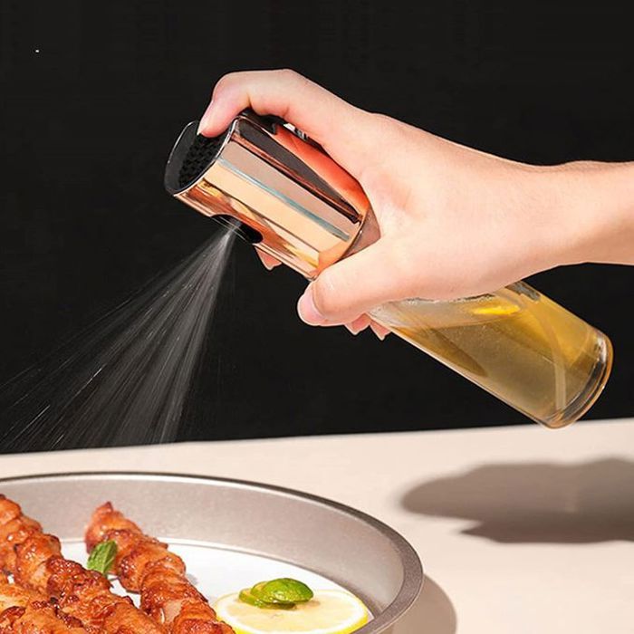 Spray Huile - Cuisine - Verre 100ml - Résistant aux éclaboussures - Sans BPA - Multifonctionnel