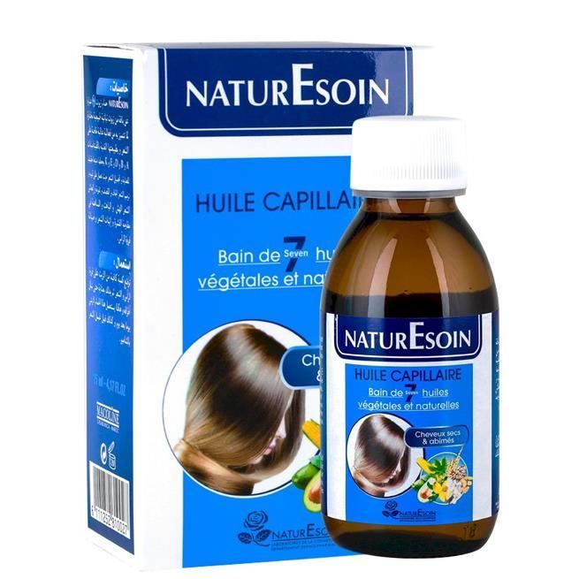 NaturEsoin Huile Capillaire 7 Bain d'Huiles Végétales - 125 ml