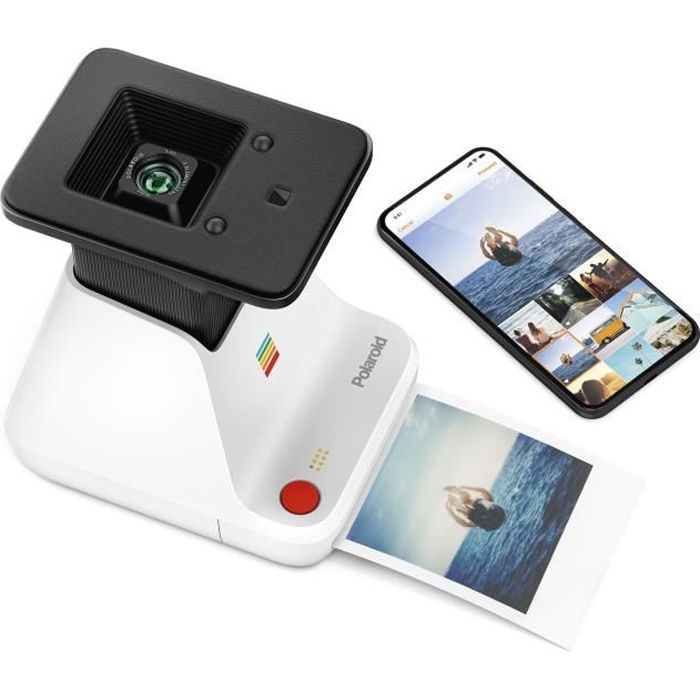 Polaroid Lab - Imprimante photo instantanée - Réalité augmentée - Collage - Blanc