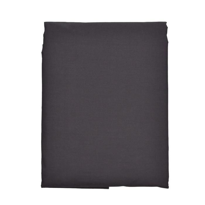 DRAP PLAT UNI COTON 200/250 GRIS