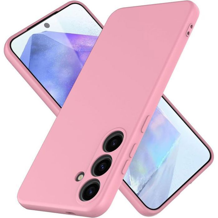Coque - Samsung - Galaxy A15 4G/5G - Silicone Liquide - Antichoc - Rose