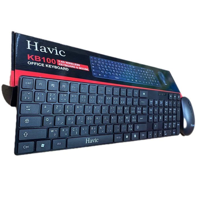 CLAVIER SOURIS SANS FILS KB100