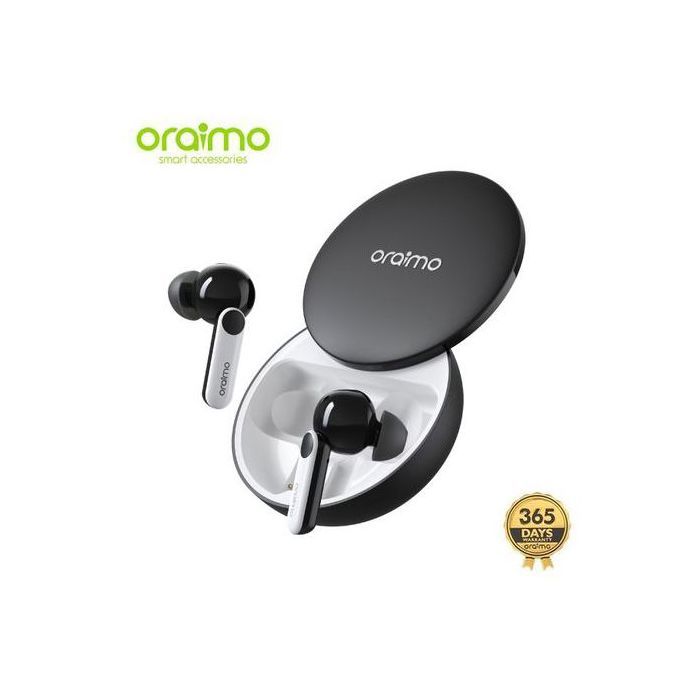 Écouteurs sans fil - Oraimo - FreePods 4 - ANC - 35,5 heures - Contrôle APP - Mode jeu