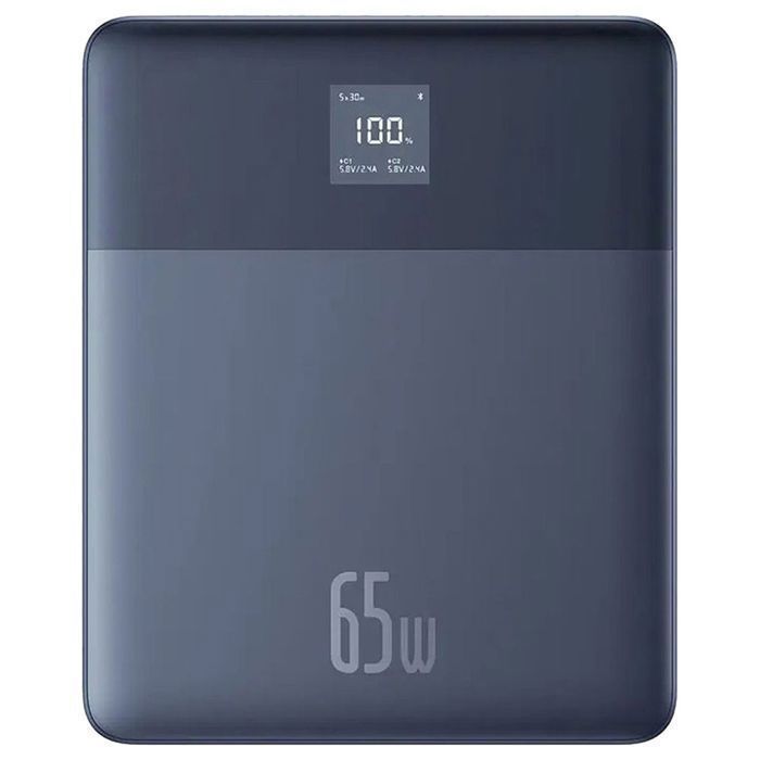 BASEUS BATTERIE EXTERNE ULTRA-MINCE BLADE 2, CHARGE RAPIDE, AVEC AFFICHAGE NUMÉRIQUE CAPACITÉ - 12000MAH, 65W.