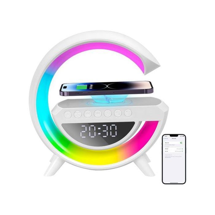 Lampe charge bluetooth réveil