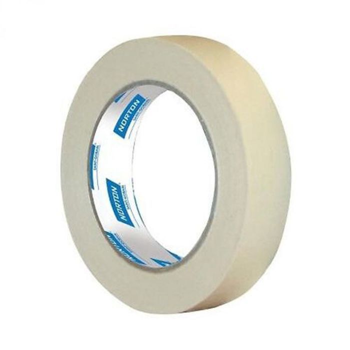 Norton  Ruban Papier de Masquage 50m x 19mm Peint