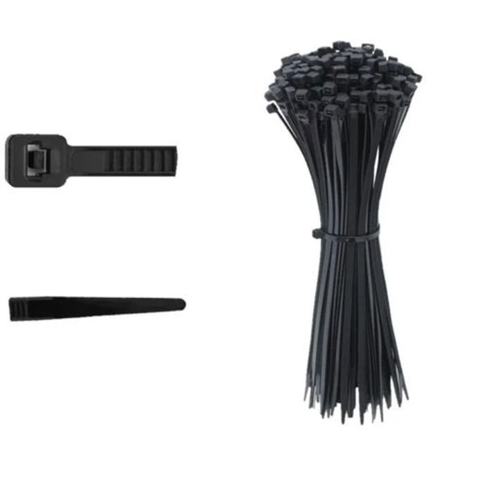 Lot De 100Pcs Collier Anneau Serrage Autobloquant (5 x 400mm)