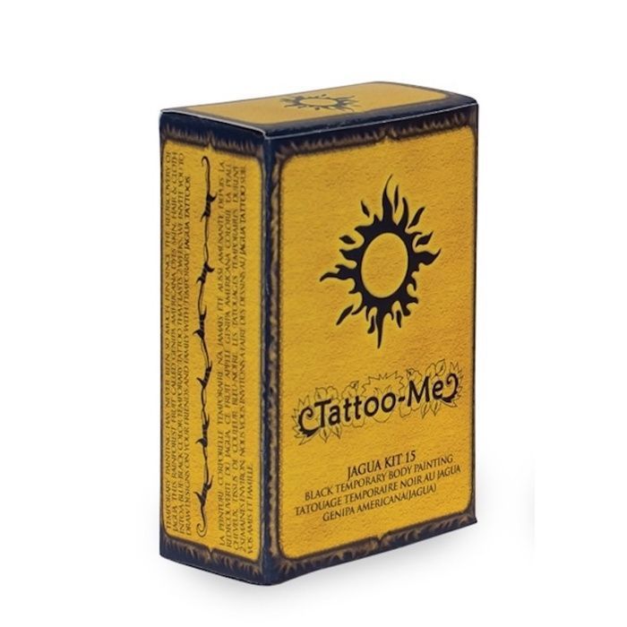 Kit de Tatouage Temporaire - Tattoo-Me - Jagua - 15 ml - Gel Naturel - Facile à Appliquer