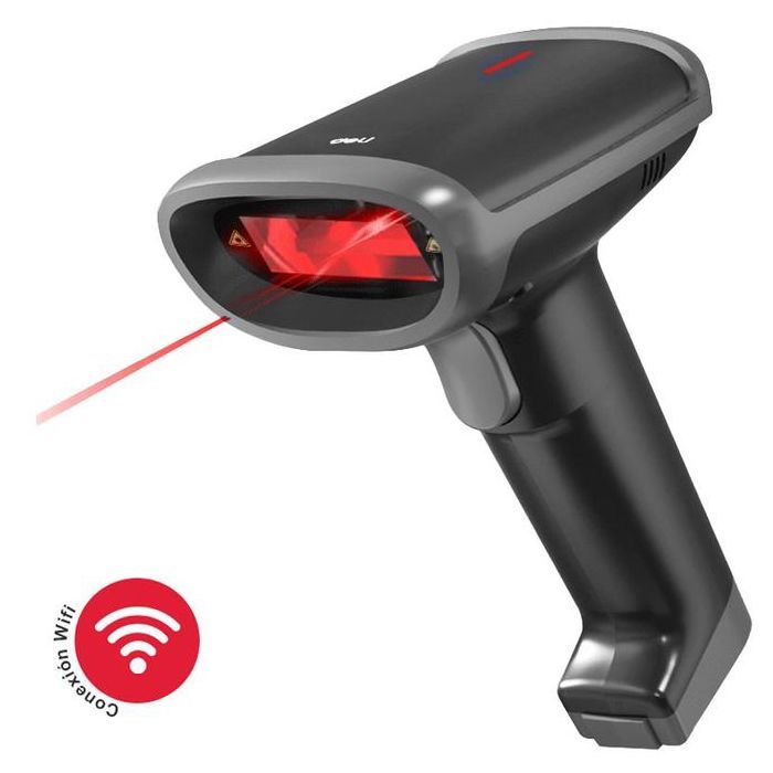 Deli nouveau Lecteur de codes-barres sans fil wireless 1D/2D S226W jusqu’à 100M