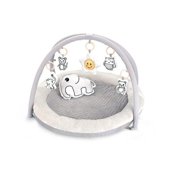 Tapis de jeu avec oreiller Soft touch Elephant