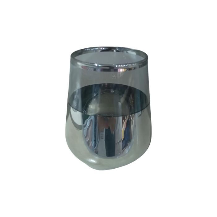 Verre d'eau - BYART DESIGN - Argenté - 6 pièces - 425cc - Compatible lave-vaisselle