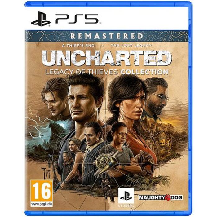 Jeu vidéo - Naughty Dog - Uncharted Legacy of Thieves - PS5 - Multicolore - Aventure cinématique