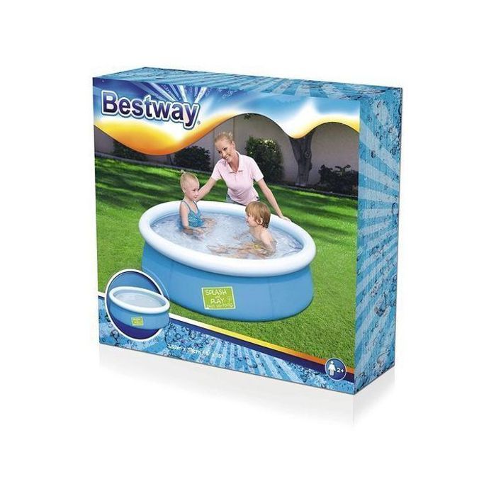 Bestway piscine gonflable pour enfant - pataugeoire ronde diamètre 152 cm hauteur 38 cm
