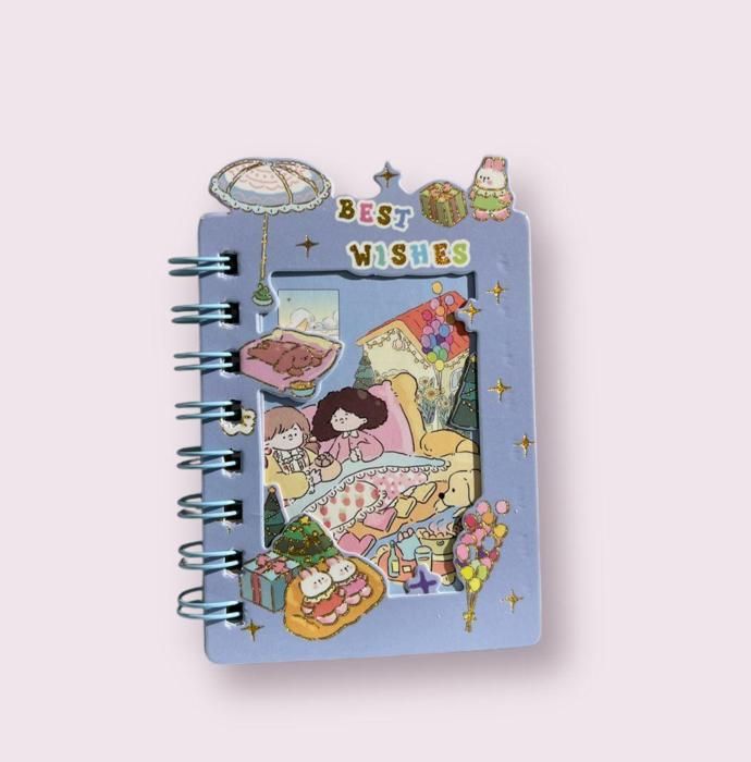 Coil notebook (side-turning)BT5943100K-Cartoon girl - 2