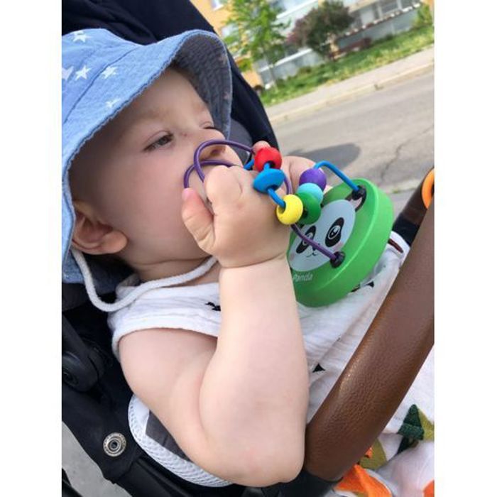 Jouet éducatif pour enfants, perles rondes en bois, jouet coloré, autour des Mini perles, jeu pour enfants
