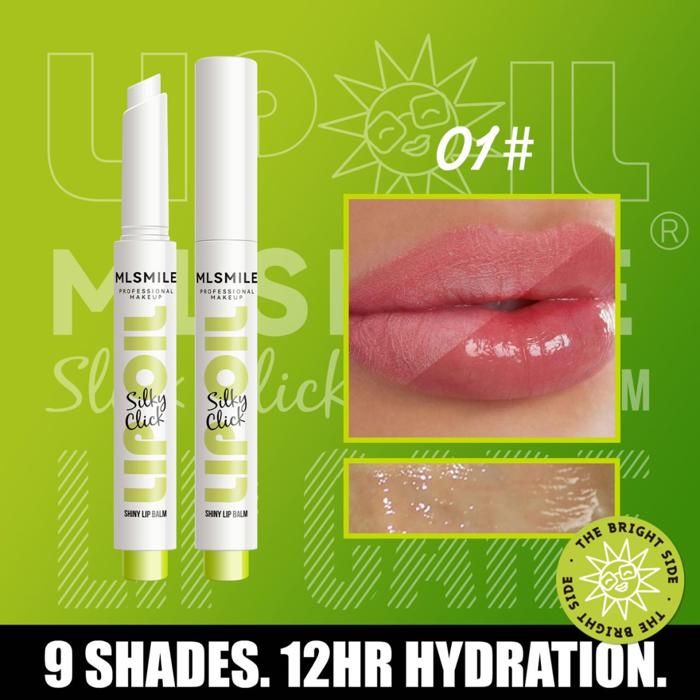 Soin des lèvres - MLSMILE - Stylo Baume à Lèvres à Pression - Texture soyeuse - Hydratant - 0,05 L