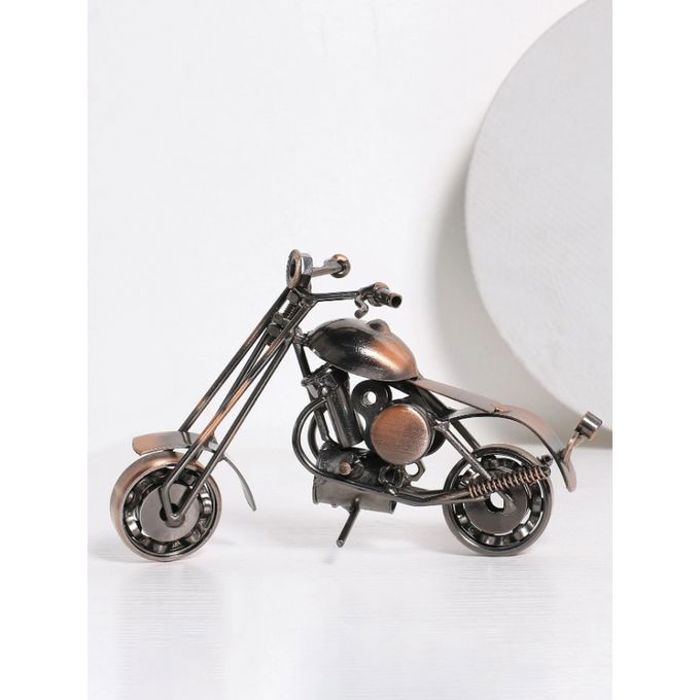 Décoration de moto fait à la main fer, décor à la maison