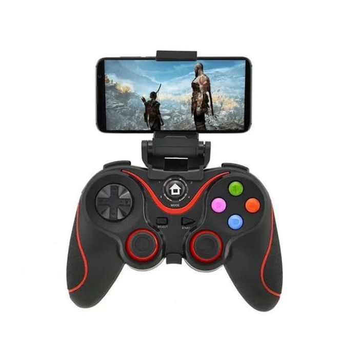 Manette Bluetooth Manette Sans Fil + Support Telephone - Pour Android iOS