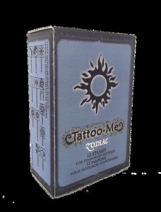 Tampons Zodiaque M - Tattoo-Me - Tatouages Temporaires - Design Astrologique - Mixte - Adulte