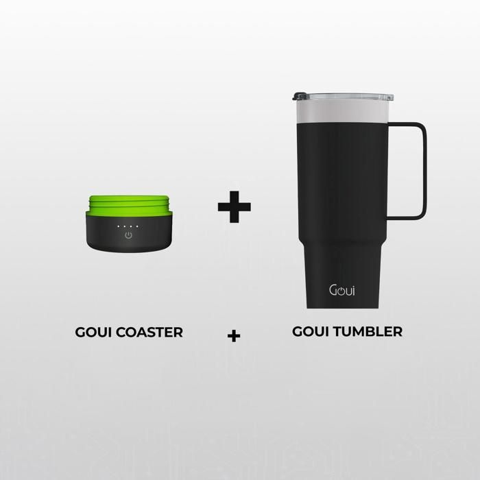 Pack TUMBLER avec COASTER Power Bank
