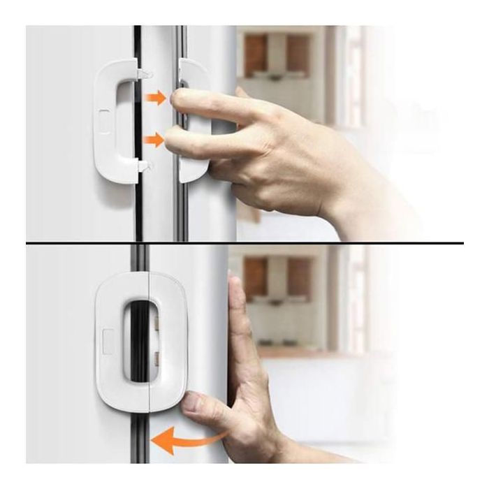 Verrou de Sécurité pour Porte de Congélateur ou Réfrigérateur Serrure de Sécurité couleur aleatoir
