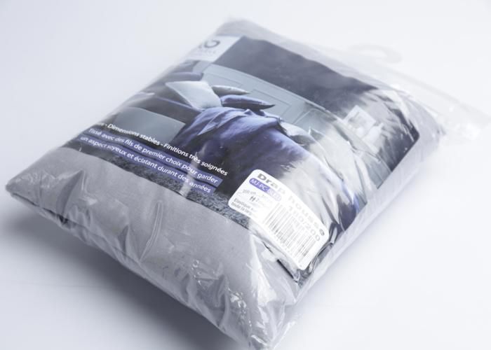Drap Housse - COUVRE WELL - 180x200 cm - Polycoton - Bleu - 115g 76 Fils