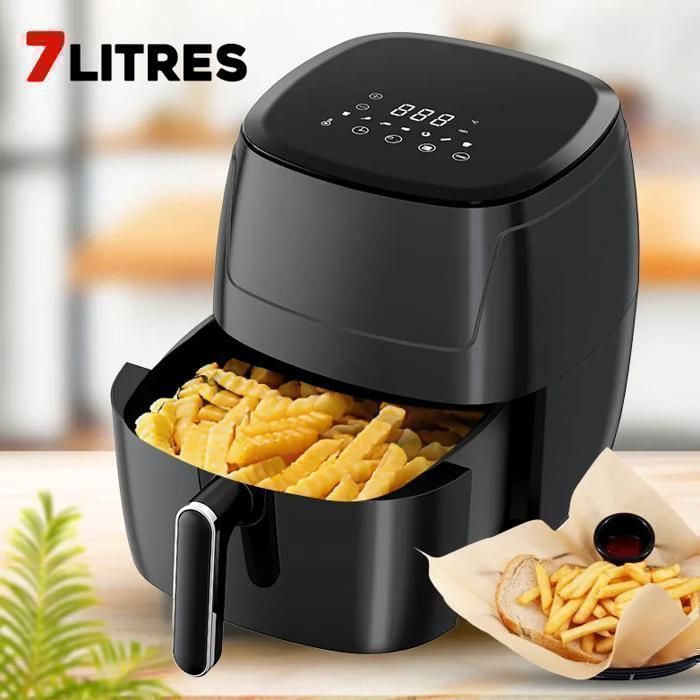 Friteuse à air - Regal - 7L - 1350 Watts - Facile à nettoyer - Technologie Turboster