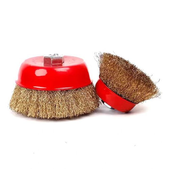 Brosse métallique - Assina - Santo Faye - 75mm - Fils d'acier - Nettoyage efficace