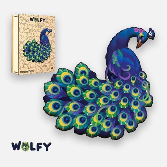 Puzzle d’animaux en bois pour enfants et adultes Amusant