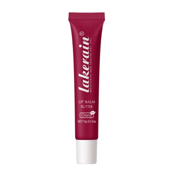 Baume à Lèvres - Lakerain - Lip Gloss Butter #05 CHERRY - 15g - Hydratation - Masque de nuit