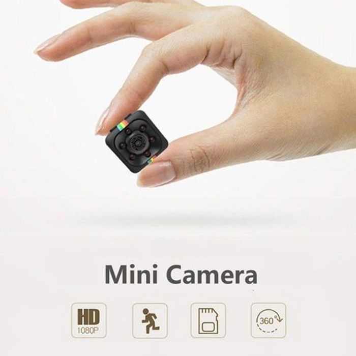 Mini Caméra HD 1080P SQ11 avec Vision Nocturne et Détection de Mouvement
