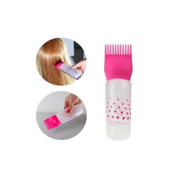 Flacon de coloration vides pour cheveux avec peigne, peigne à dents Pour cheveux