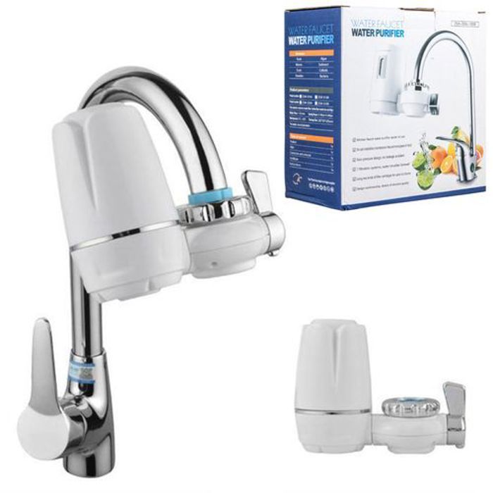 Purificateur de filtre à eau de robinet en céramique Réduit le chlore & odeurs
