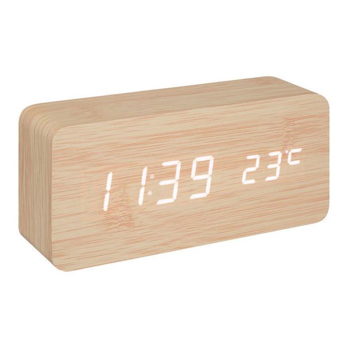 Atmosphera Réveil en bois et cuivre