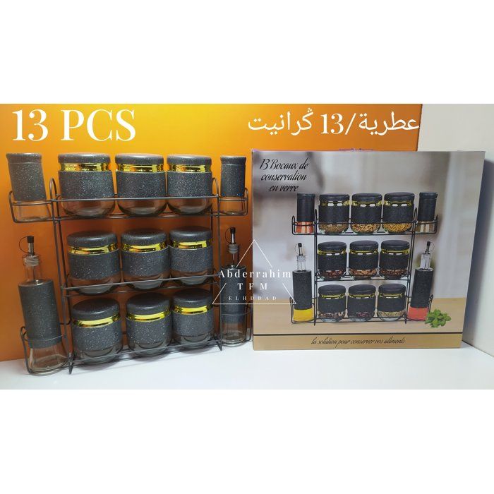 Lot de 13 Bocaux de Conservation en Inox – Hermétiques et Durables