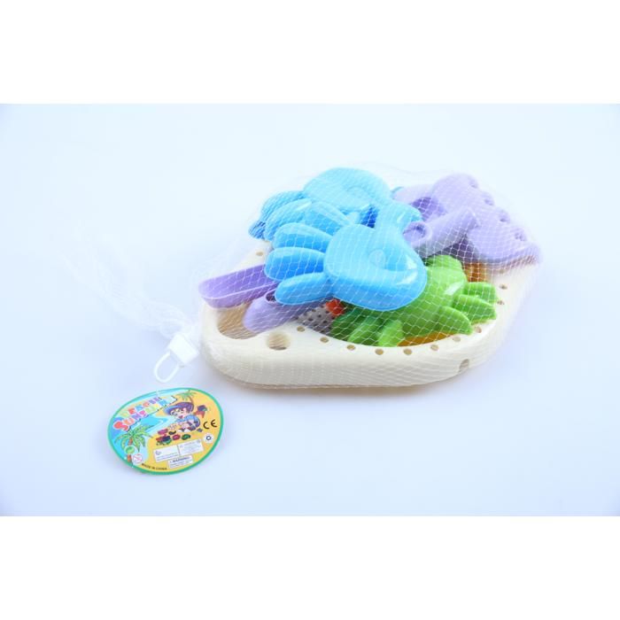 Seau de plage - GENERIC - MKR483488 - 8 pièces - Coloré - 22x20x16 cm