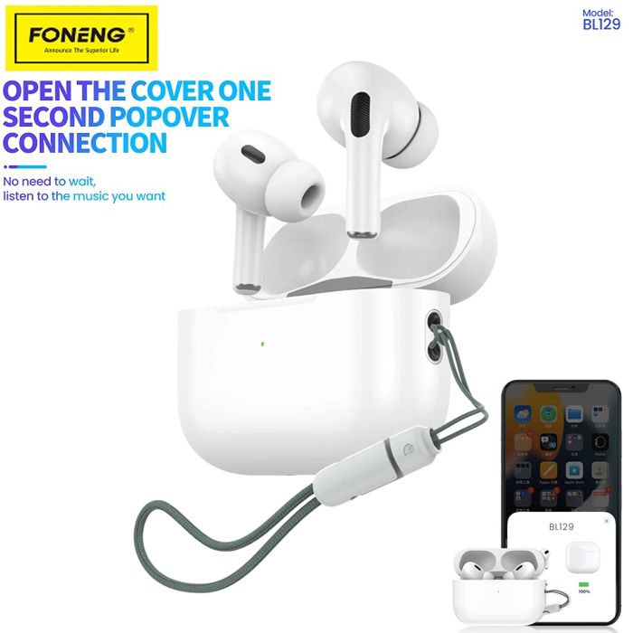 Écouteurs sans fil Wireless earphones TWS Foneng OREILLETTE BLUETOOTH BL129 5TH GENERATION TWS EARBUDS