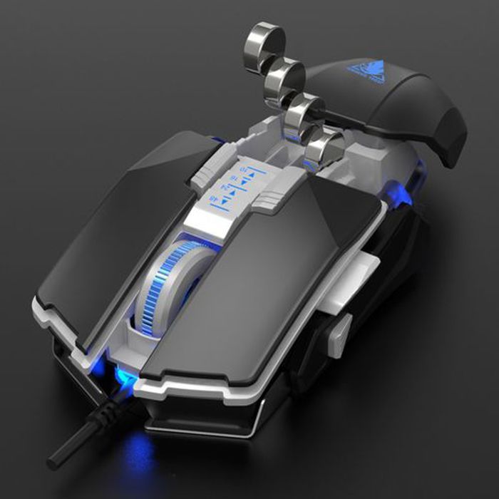 Souris de jeu USB Jedel Gaming GM1080 7 Bouttons avec rétroéclairage modulaire