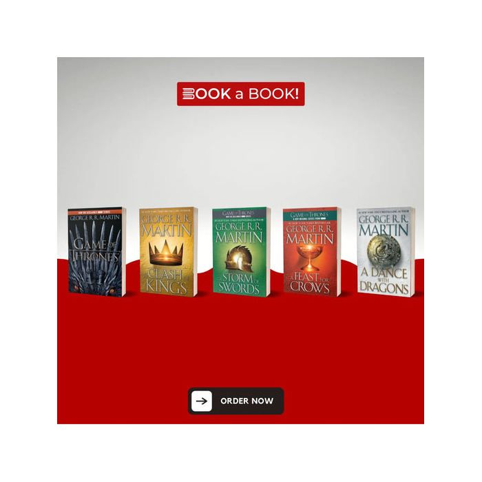 Série de livres - George R. R. Martin - Game of Thrones - Édition limitée - 5 livres - Fantasy