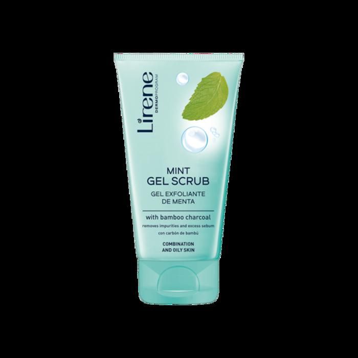 GEL EXFOLIANT A LA MENTHE ET AU CHARBON DE BAMBON 150 ML LIRENE