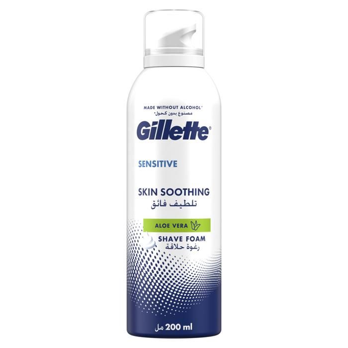 Gillette Mousse à Raser Sensitive Soothing - 200 ml