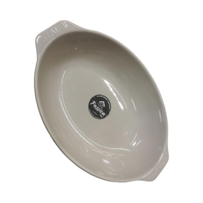 PLAT A FOUR OVAL BLANC 33,5X23 CM