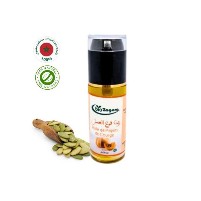 Huile Végétale de Pépins de Courge - Naturel - 50ml - Hydratante - Antioxydante - Fortifiante