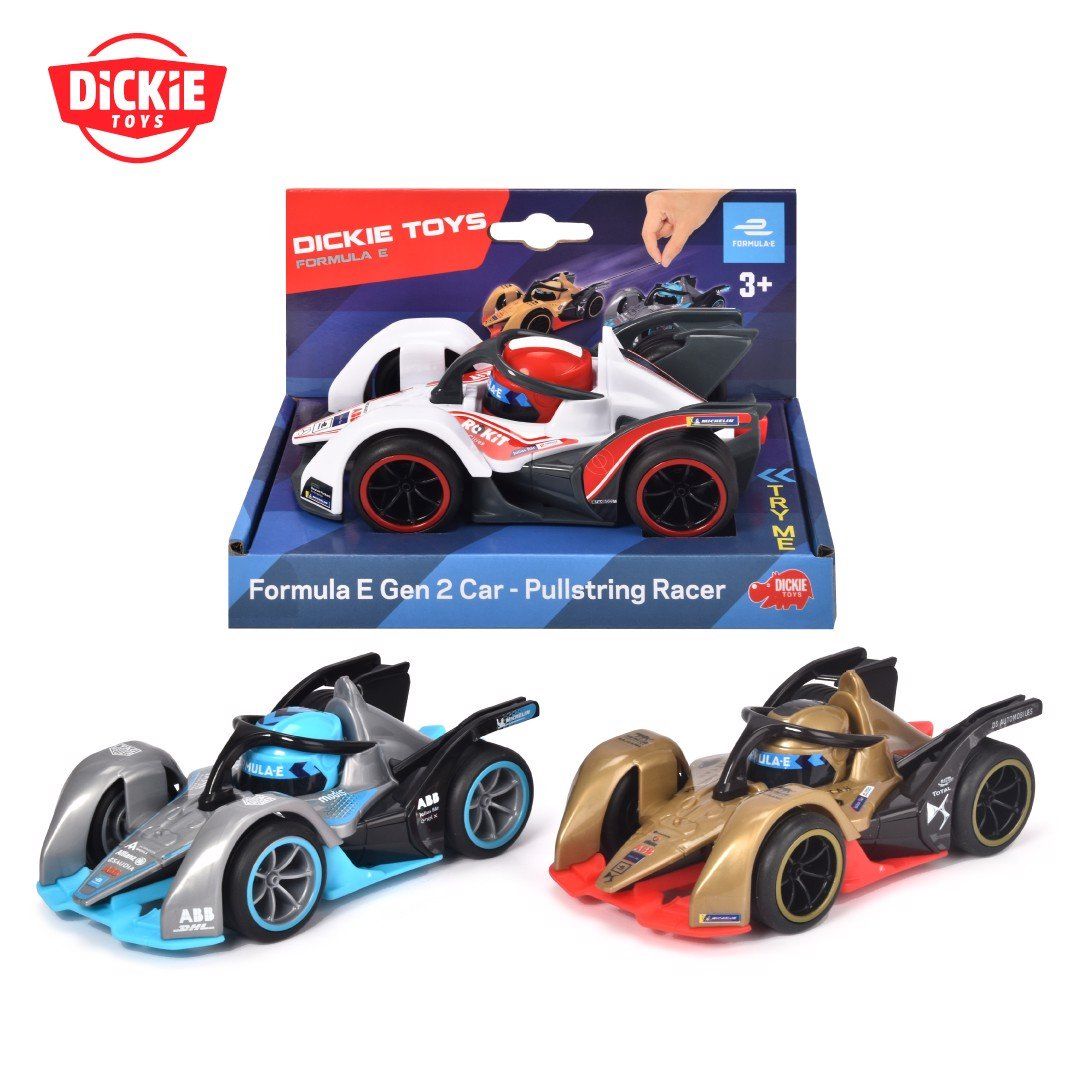 Formule E - Pullstring Racer, 3 asst.