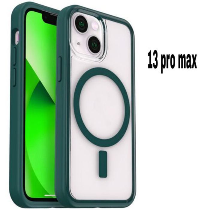 Pochette iPhone 13 Pro Max - GÉNÉRIQUE - Transparente - Touch Confort - Protection Complète - Élégante
