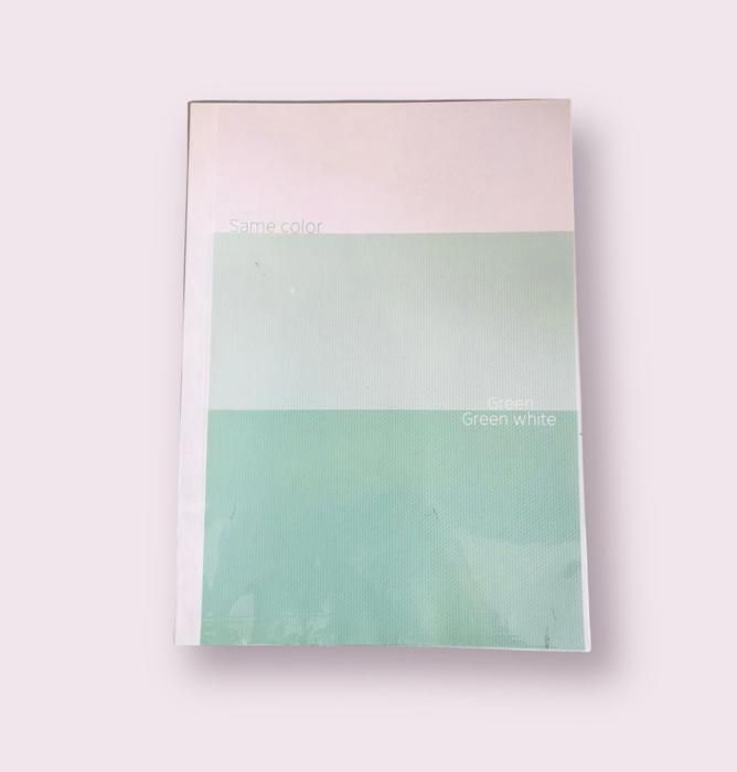 Same colour scheme - B5 Plastic bound notebook 40sheets