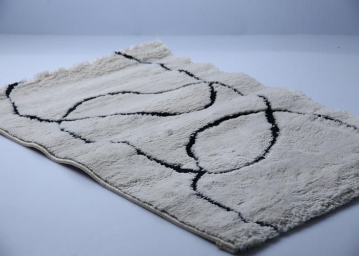 Tapis - GENERIC - Anneaux 60x90 - Rectangulaire - Synthétique - Moderne