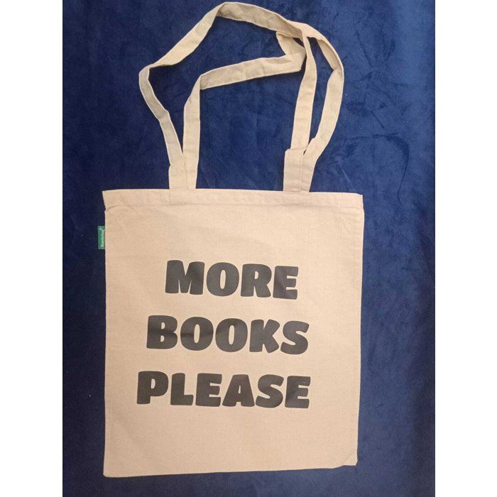 Tote Bag en Coton – More Books Please – Wanderbag