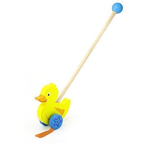 Jouet de premier âge - Viga Toys - Bâton à Pousser - Canard - 8292