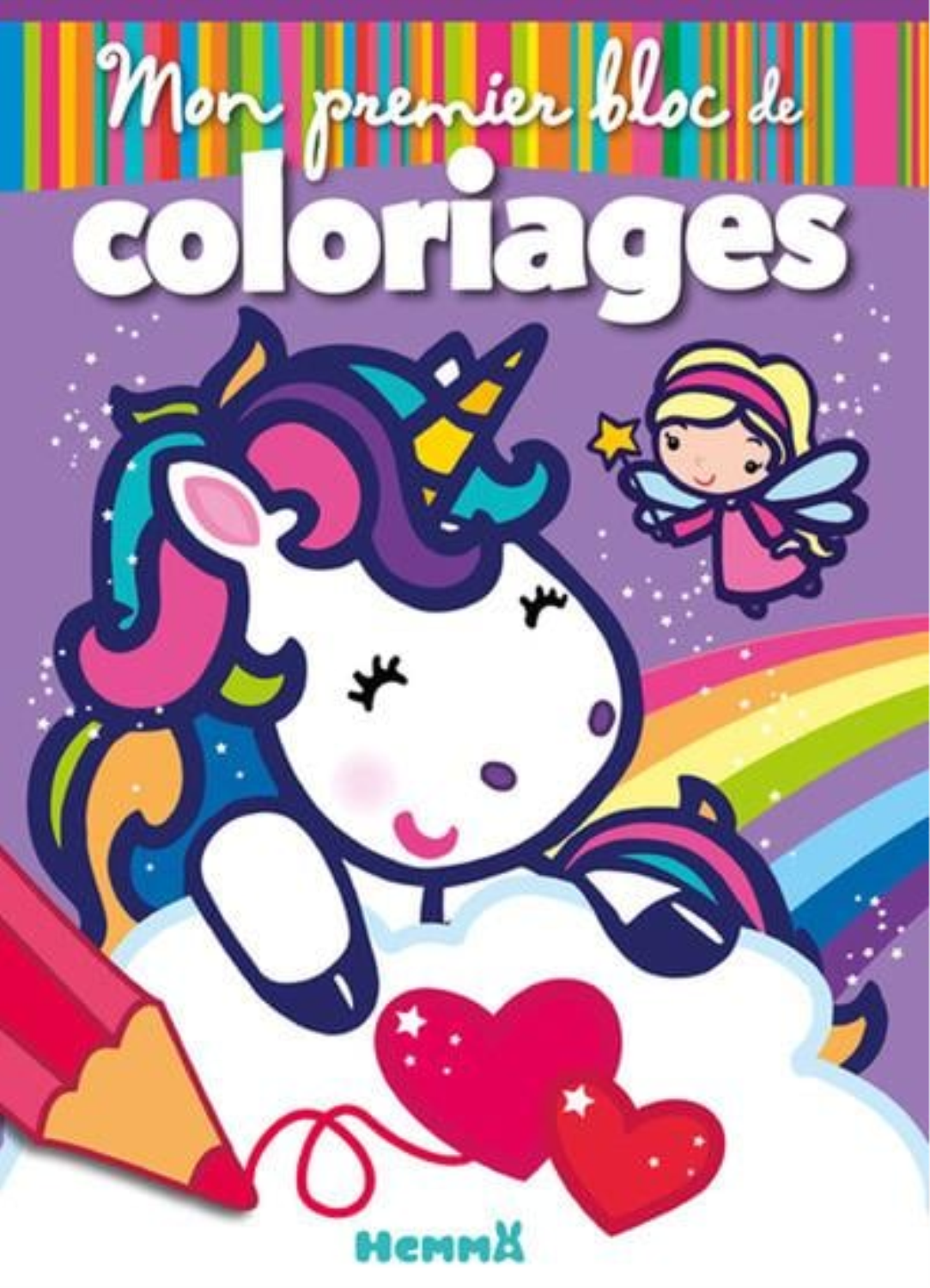 MON PREMIER BLOC DE COLORIAGES - FÉES ET LICORNES